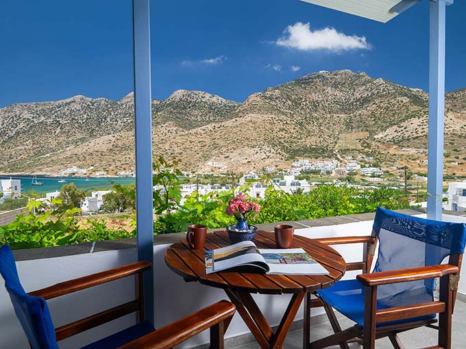 Apartment 3 - Balcony with a view of the sea