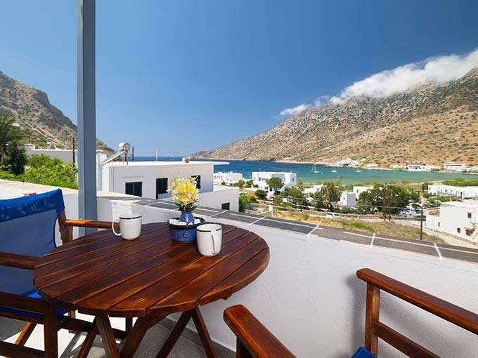 Apartment 5 - Balcony with a view of the sea