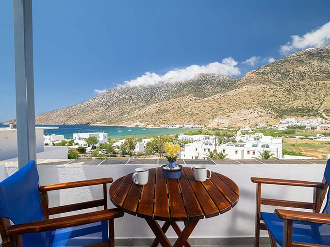 Apartment 5 - Balcony with a view of the sea