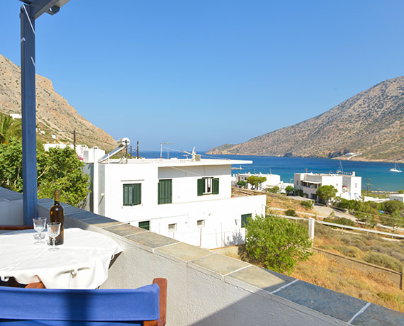 Sea view from Eugenia's Apartments in Sifnos